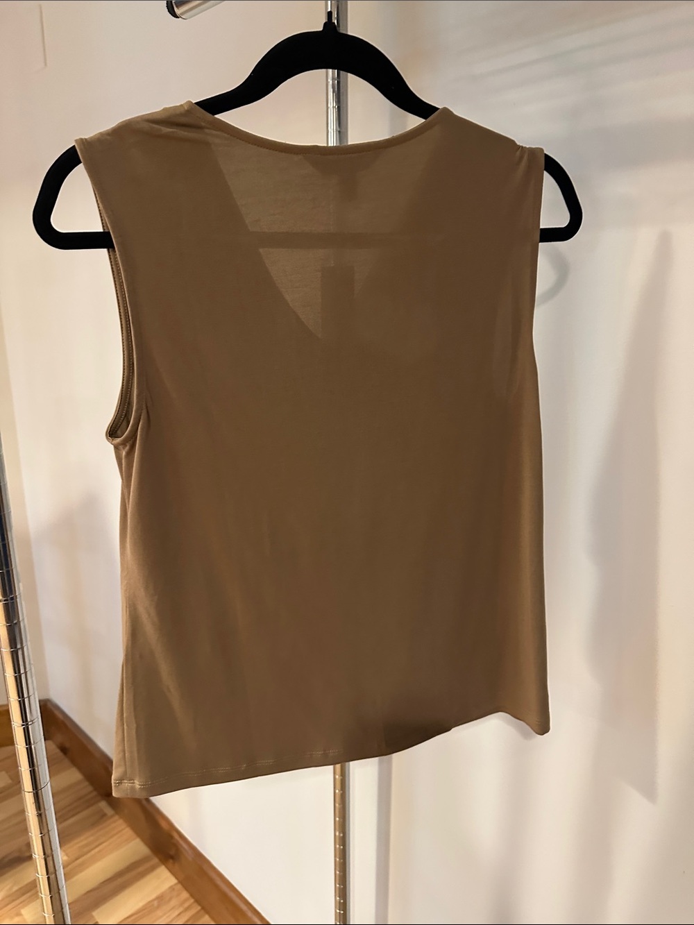 Banana Republic Factory Taupe Cowl Neck Sleeveless Camisole - Picture 2 of 4